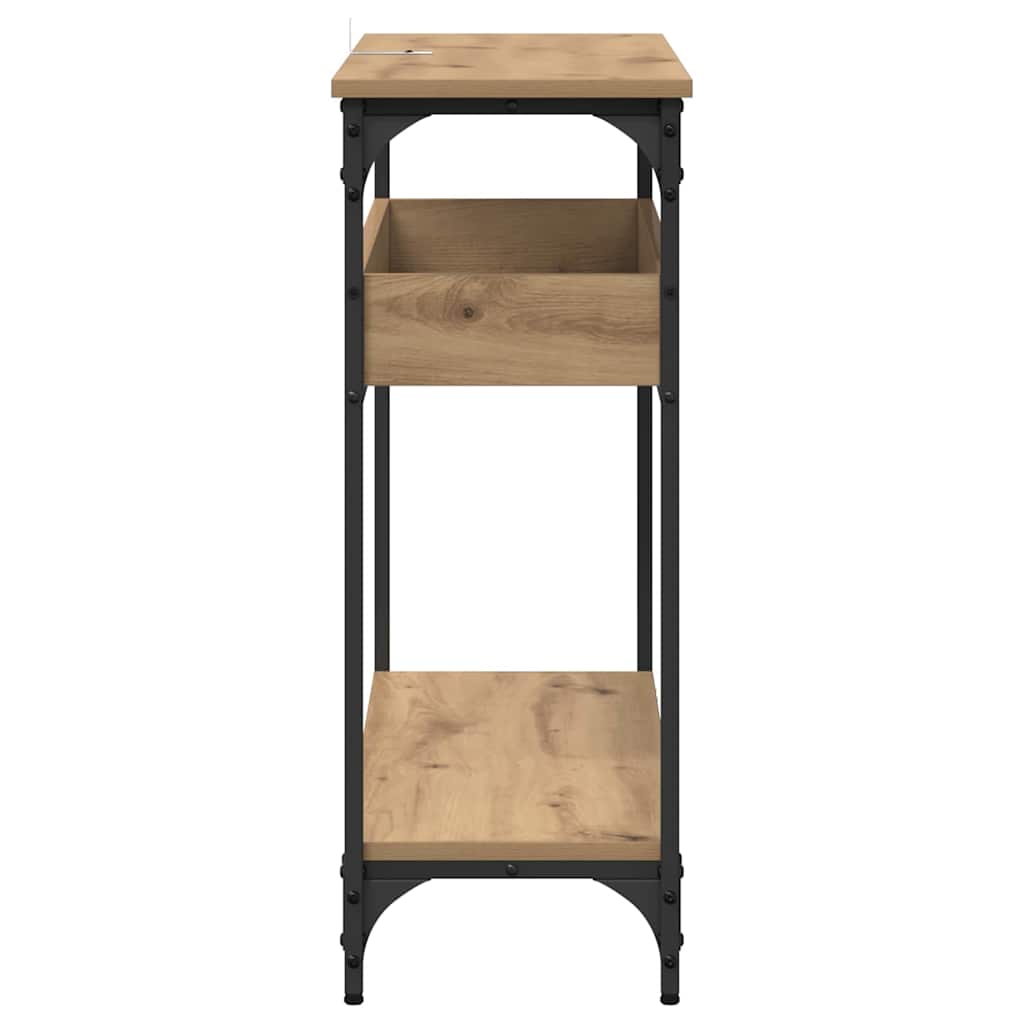 Console Table Artisan oak 100 x 29 x 75 cm Engineered wood