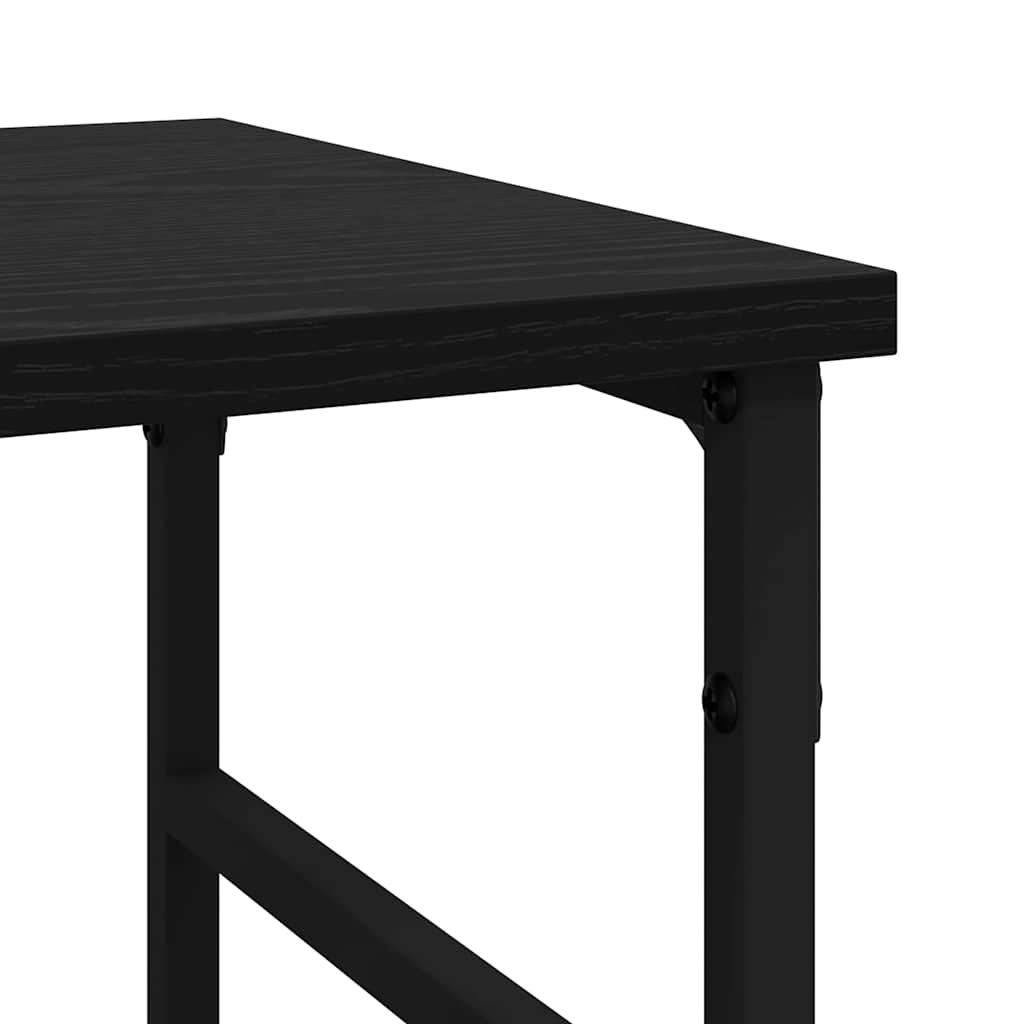 Sideboard Black 102 x 32 x 73.5 cm Engineered wood