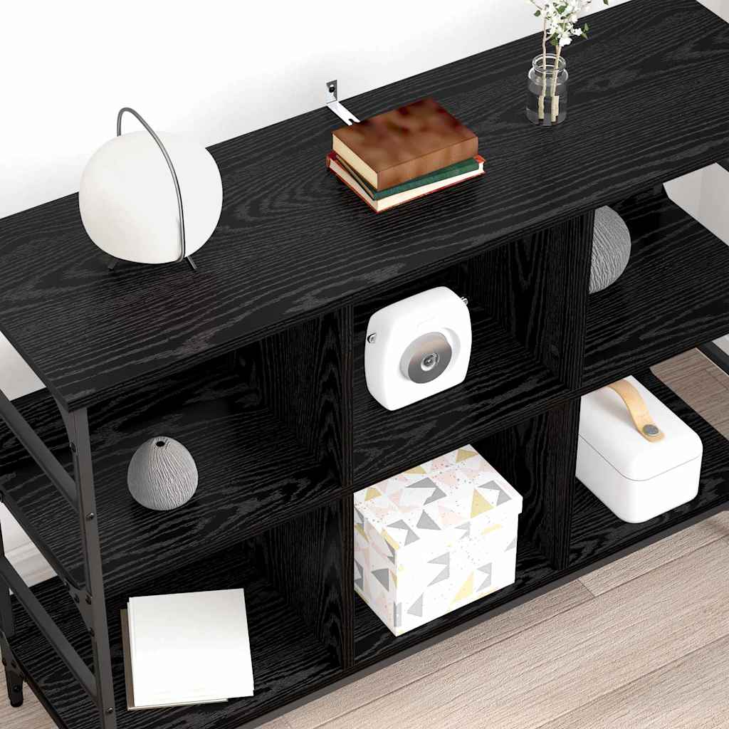 Sideboard Black 102 x 32 x 73.5 cm Engineered wood