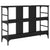 Sideboard Black 102 x 32 x 73.5 cm Engineered wood