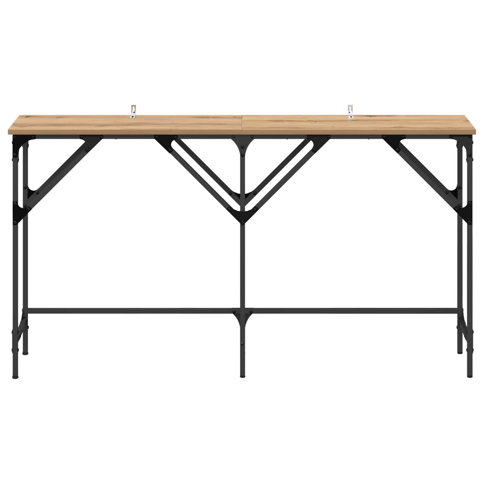 Console Table Artisan oak 140 x 29 x 75 cm Engineered Wood