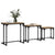 Nesting Coffee Table 3 pcs Artisan oak 50.5 x 35 x 53 cm