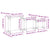Nesting Coffee Table 3 pcs Artisan oak 50.5 x 35 x 53 cm