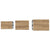 Nesting Coffee Table 3 pcs Artisan oak 50.5 x 35 x 53 cm