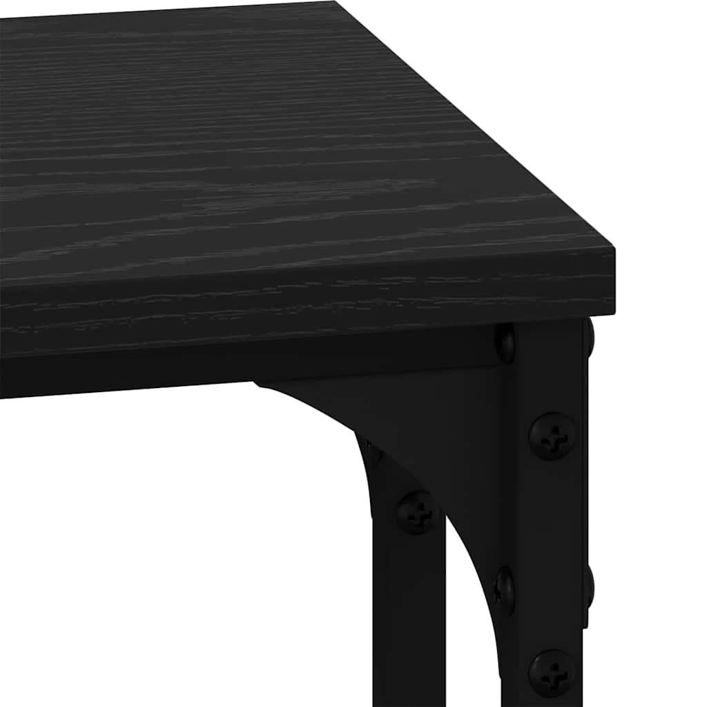 Nesting Coffee Table 3 pcs Black oak 50.5 x 35 x 53 cm