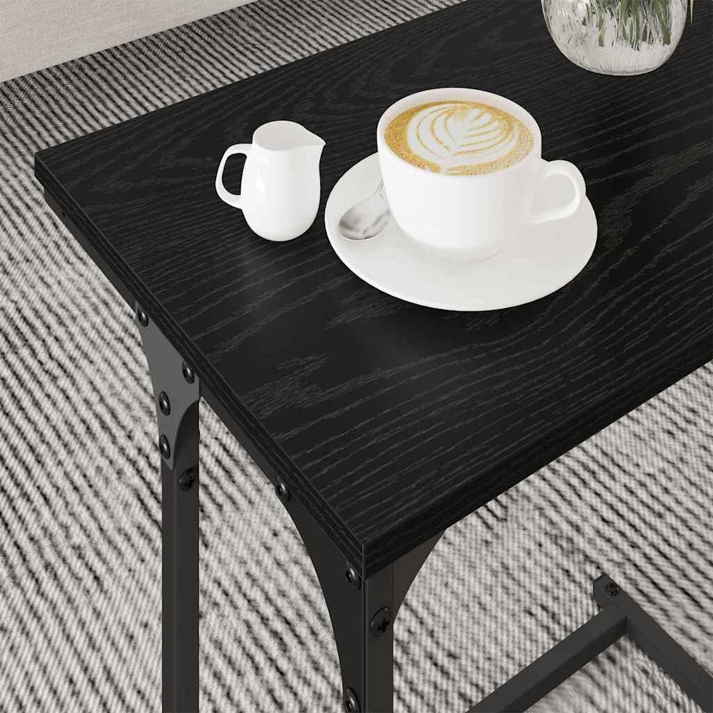 Nesting Coffee Table 3 pcs Black oak 50.5 x 35 x 53 cm