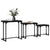 Nesting Coffee Table 3 pcs Black oak 50.5 x 35 x 53 cm