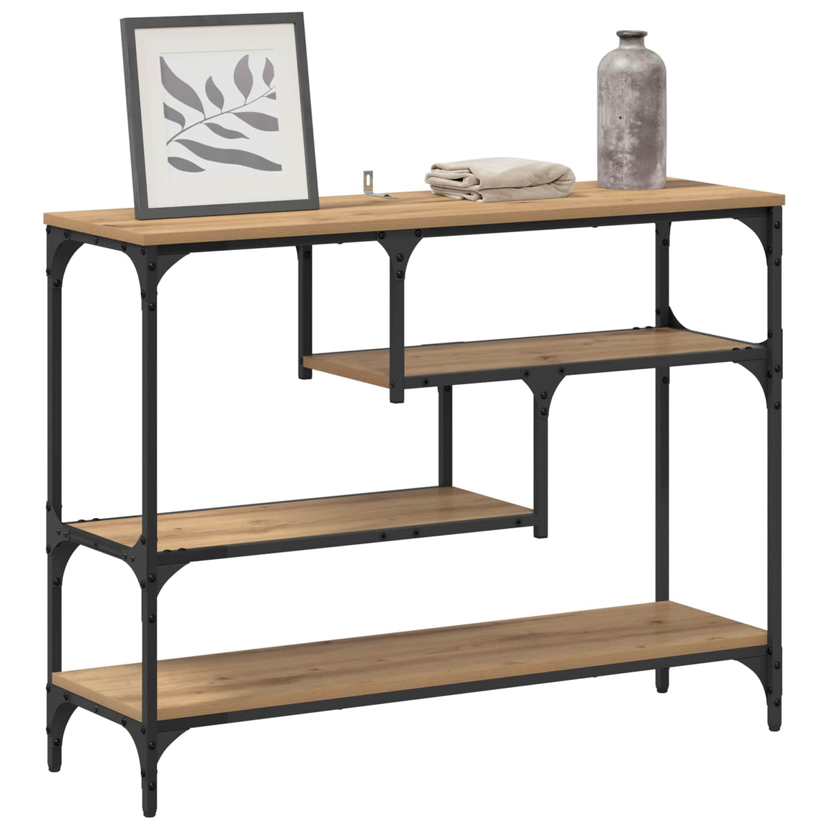 Console Table Artisan Oak 100 x 30 x 75 cm Engineered wood