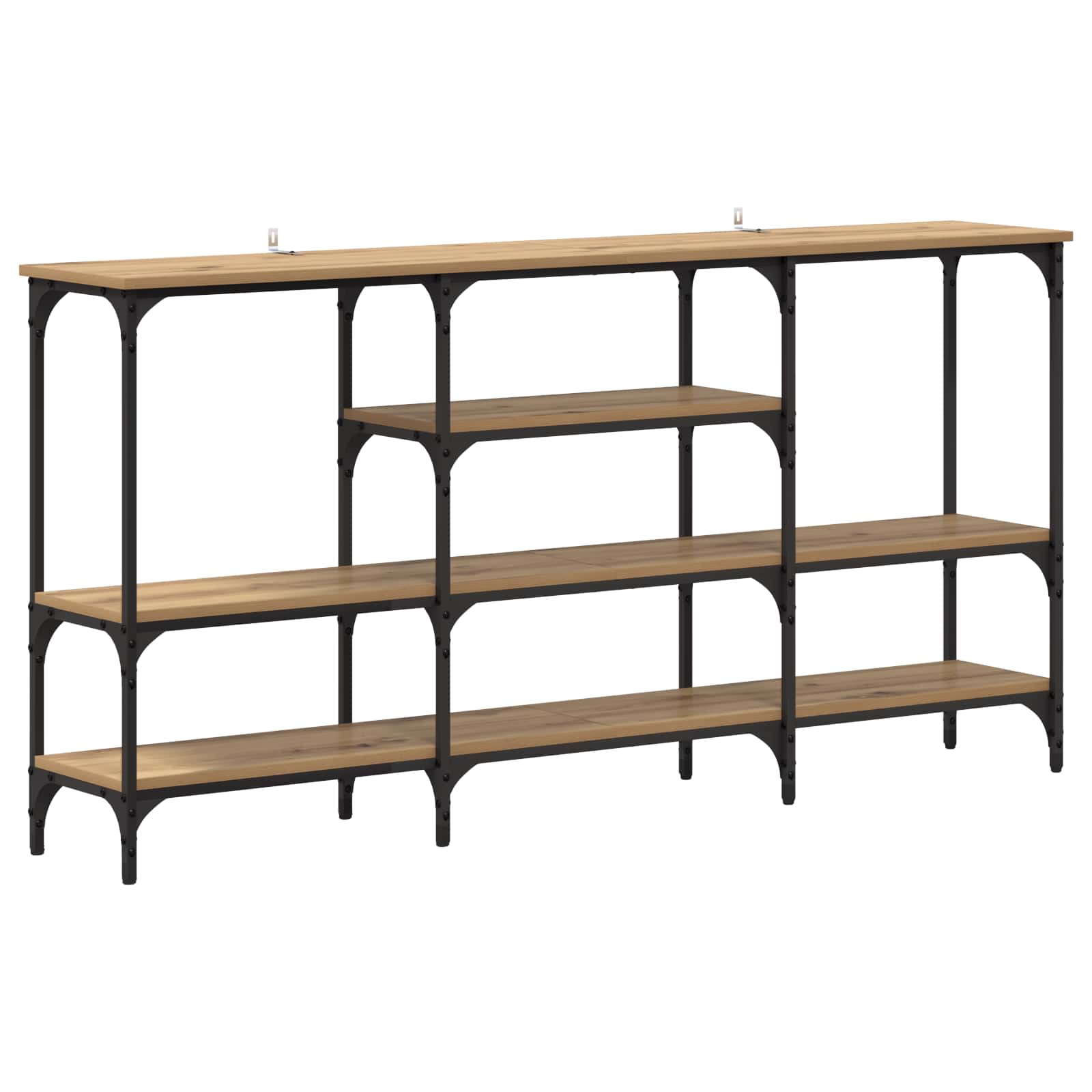 Console Table Artisan oak 160 x 29 x 80 cm Engineered wood