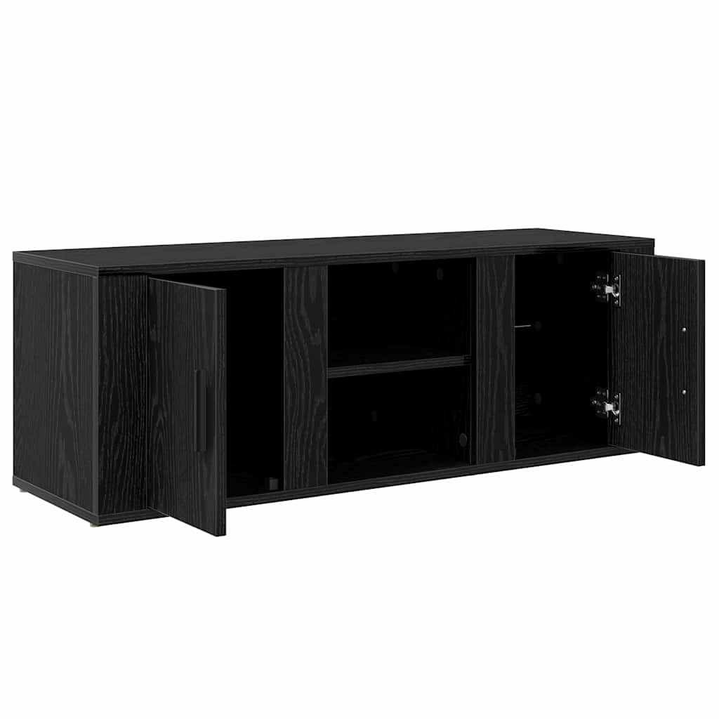 TV Cabinet Black Oak 100 x 31,5 x 35 cm Engineered Wood