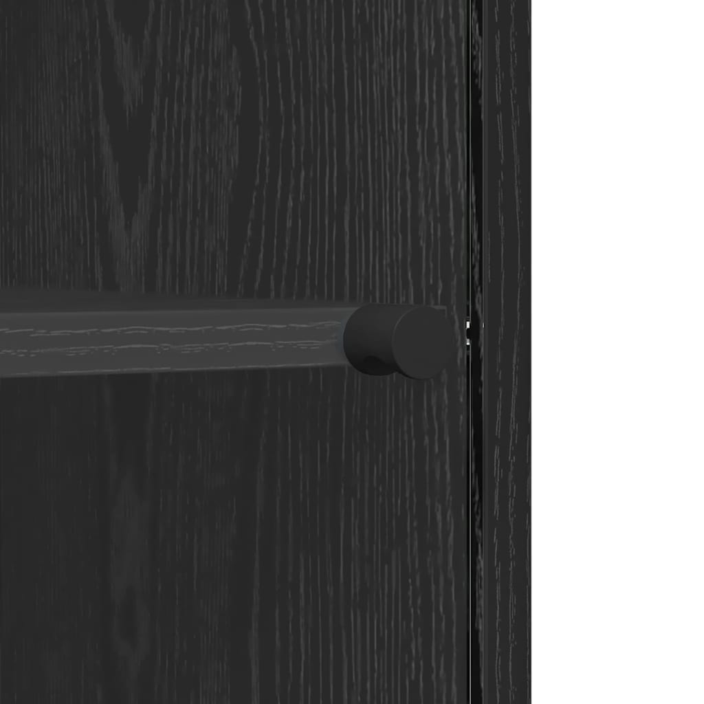 Sideboard Black oak 35 x 37 x 76 cm Engineered wood