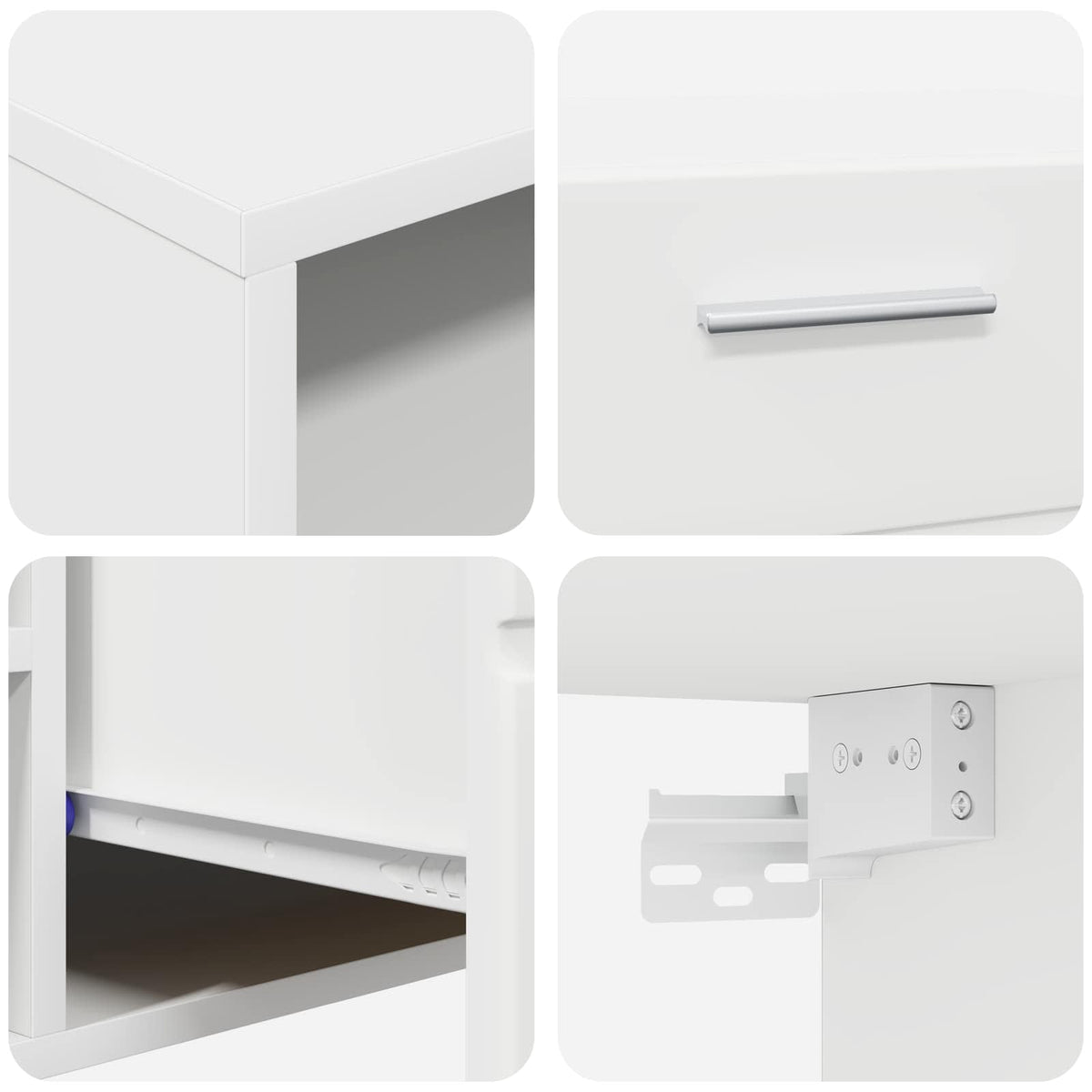 Wooden Cabinet 100,5 x 39 x 30 cm White Engineered Wood