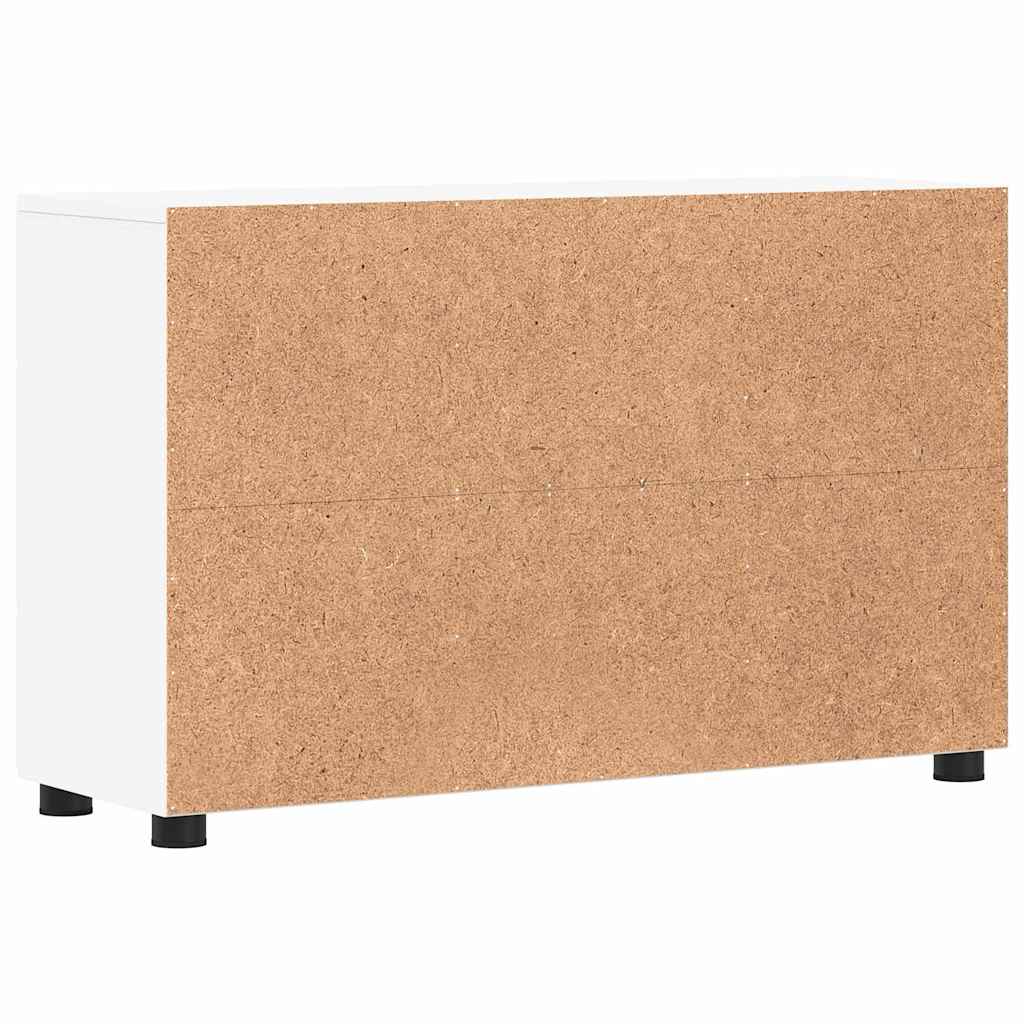 Sideboard FLORIN 88,5 x 30,5 x 55,5 cm White Engineered Wood