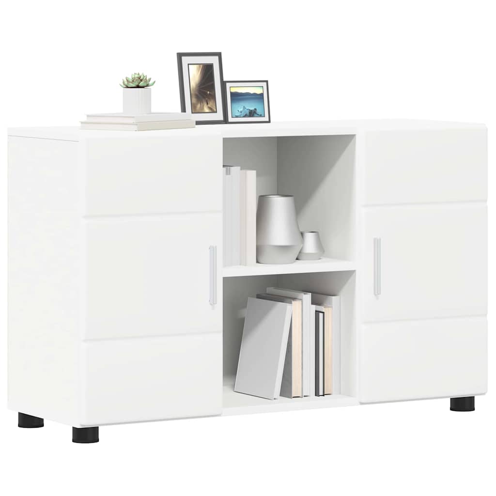 Sideboard FLORIN 88,5 x 30,5 x 55,5 cm White Engineered Wood