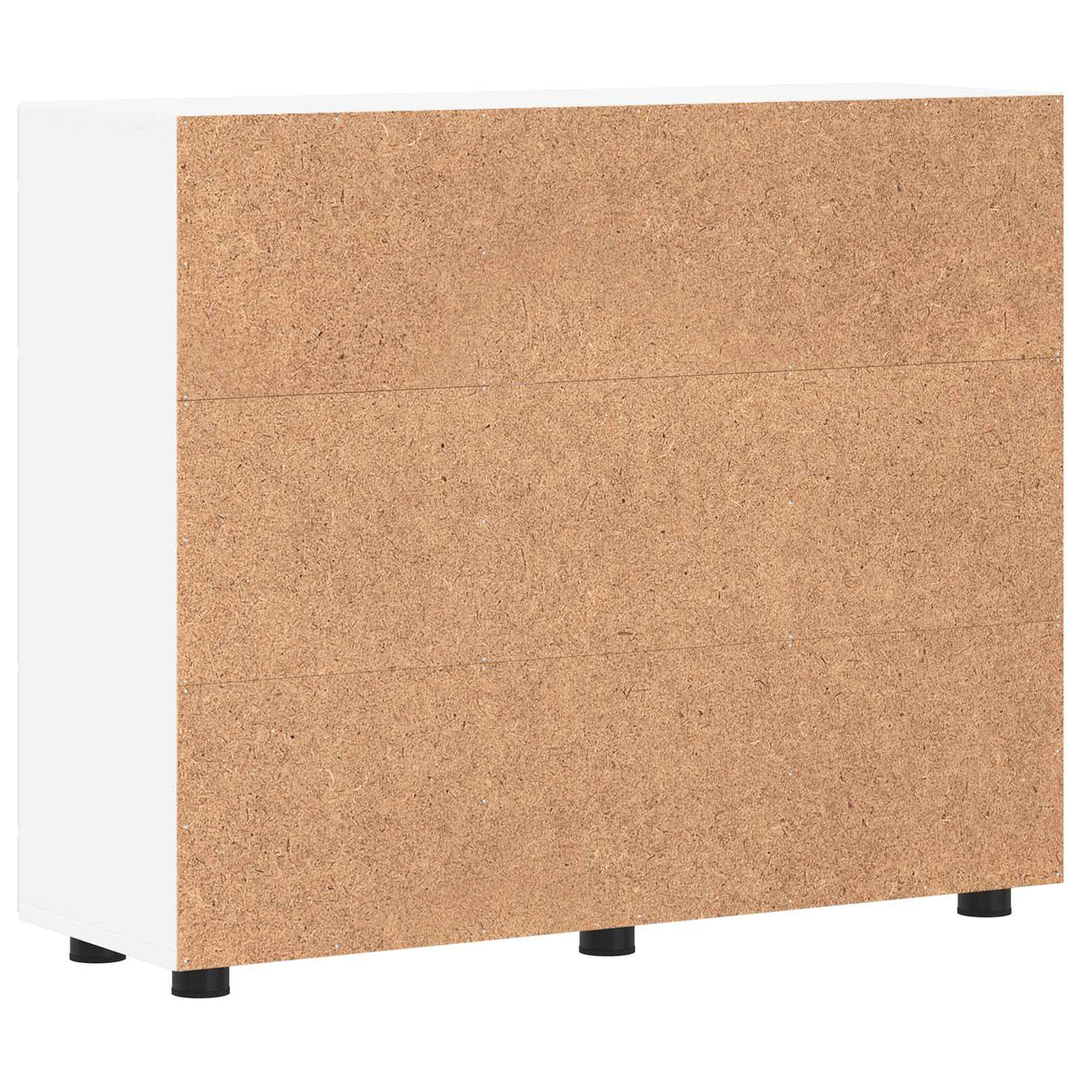 Wooden Cabinet White Engineered Wood