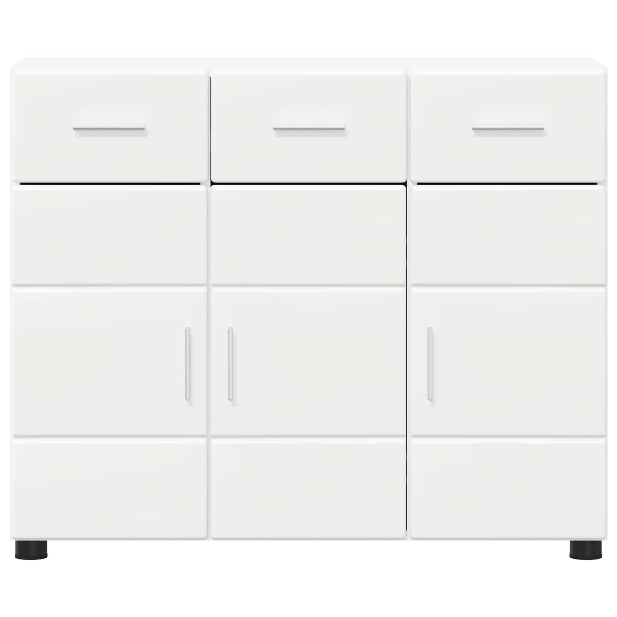 Sideboard FLORIN 88,5 x 30,5 x 73 cm White Engineered Wood