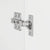 Bathroom Basin Cabinet with Storage TULUM White 60 x 34 x 63 cm