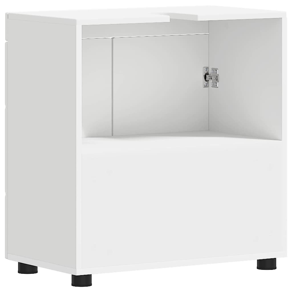 Bathroom Basin Cabinet with Storage TULUM White 60 x 34 x 63 cm