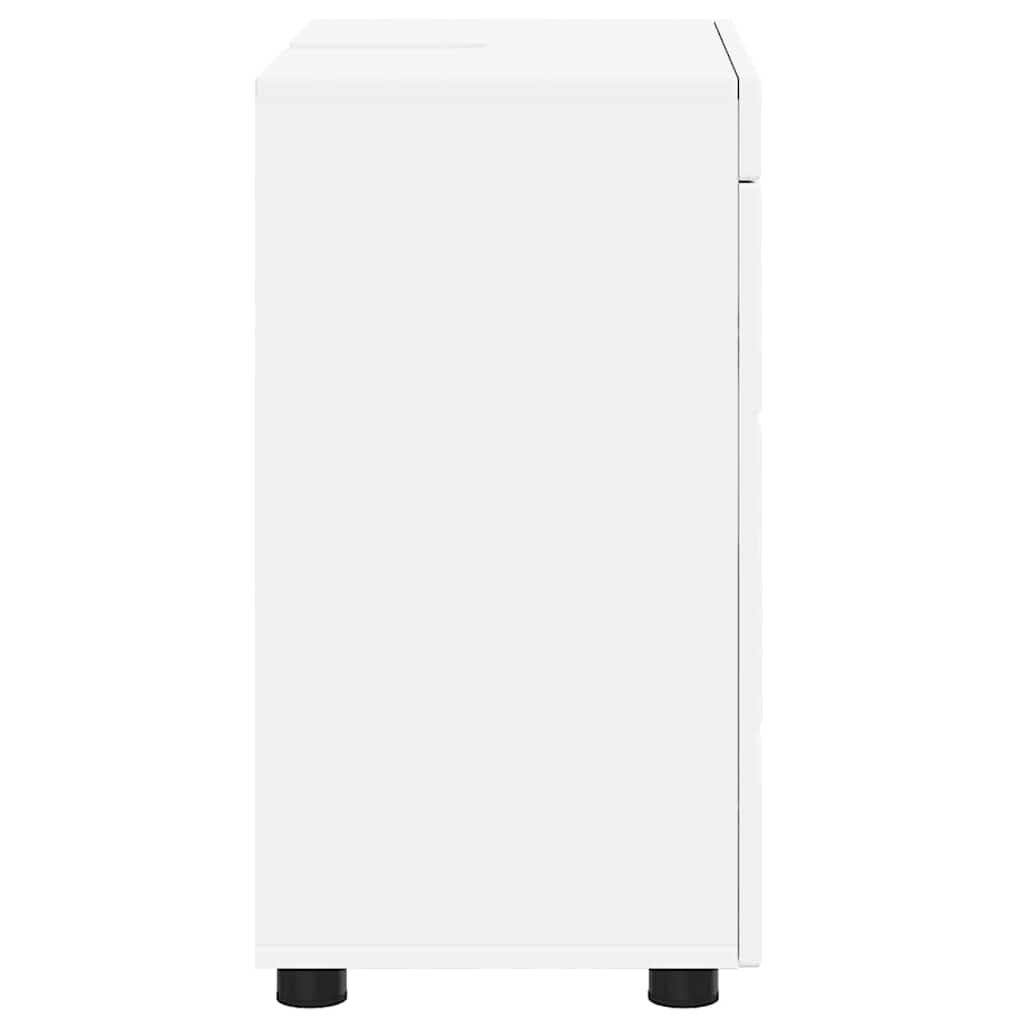 Bathroom Basin Cabinet with Storage TULUM White 60 x 34 x 63 cm
