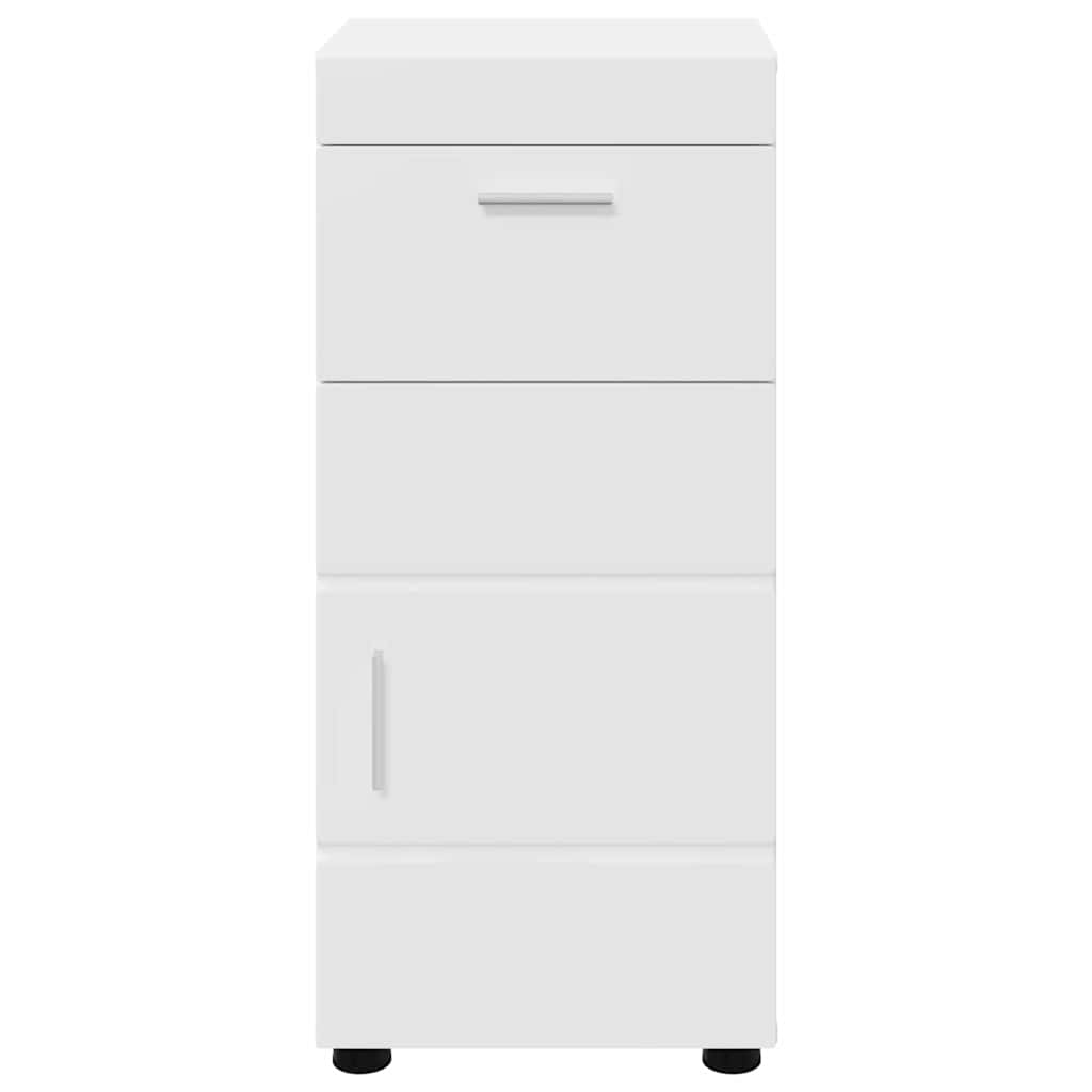 Bathroom Cabinet Set with Drawer TULUM White 37 x 31,5 x 82 cm