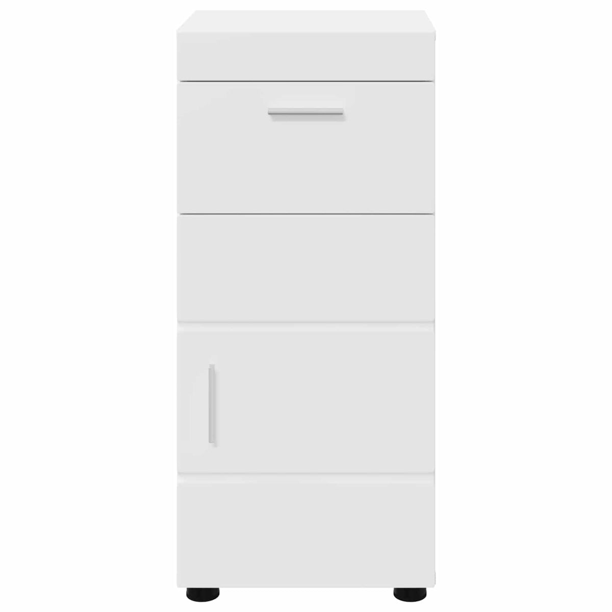 Bathroom Cabinet Set with Drawer TULUM White 37 x 31,5 x 82 cm