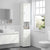 Bathroom Cabinet TULUM White 37 x 31.5 x 203 cm Engineered Wood