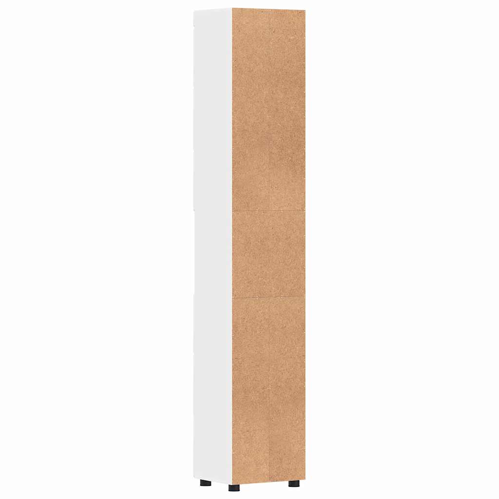 Bathroom Cabinet TULUM White 37 x 31.5 x 203 cm Engineered Wood