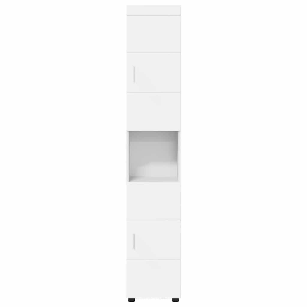 Bathroom Cabinet TULUM White 37 x 31.5 x 203 cm Engineered Wood