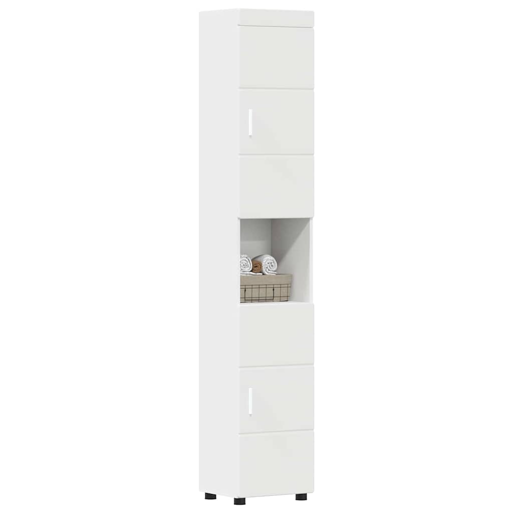 Bathroom Cabinet Set TULUM White 37 x 31,5 x 203 cm