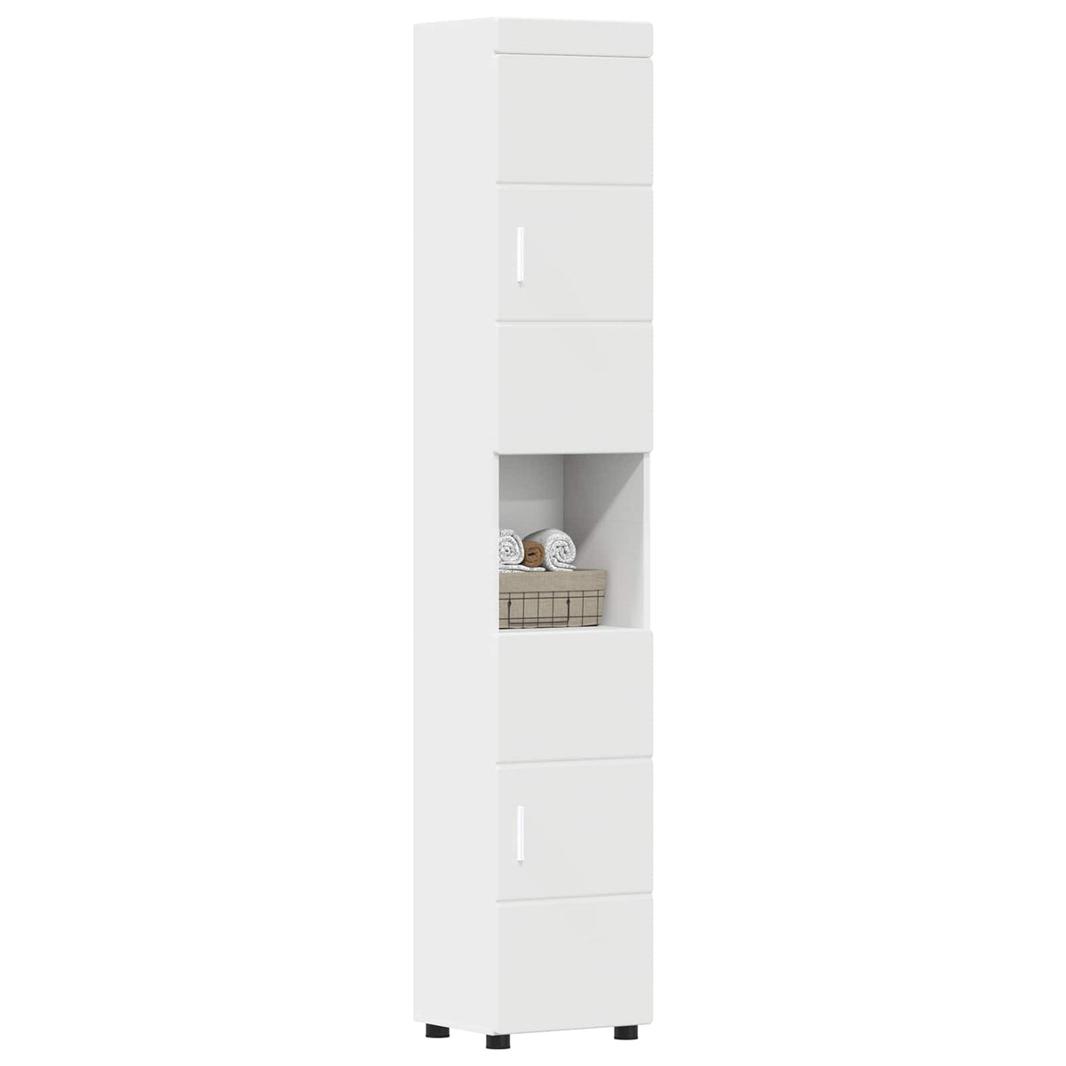 Bathroom Cabinet Set TULUM White 37 x 31,5 x 203 cm