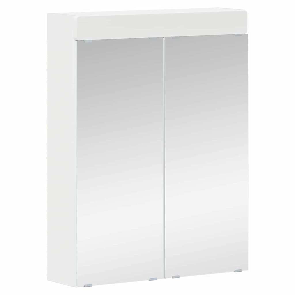 Bathroom Mirror Cabinet TULUM White 60 x 16,5 x 78 cm