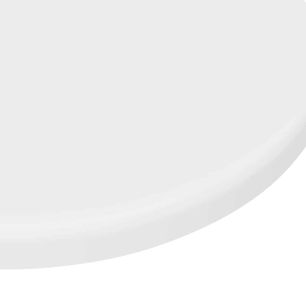 Table Top Ø 30 x 1,5 cm Round Engineered Wood White