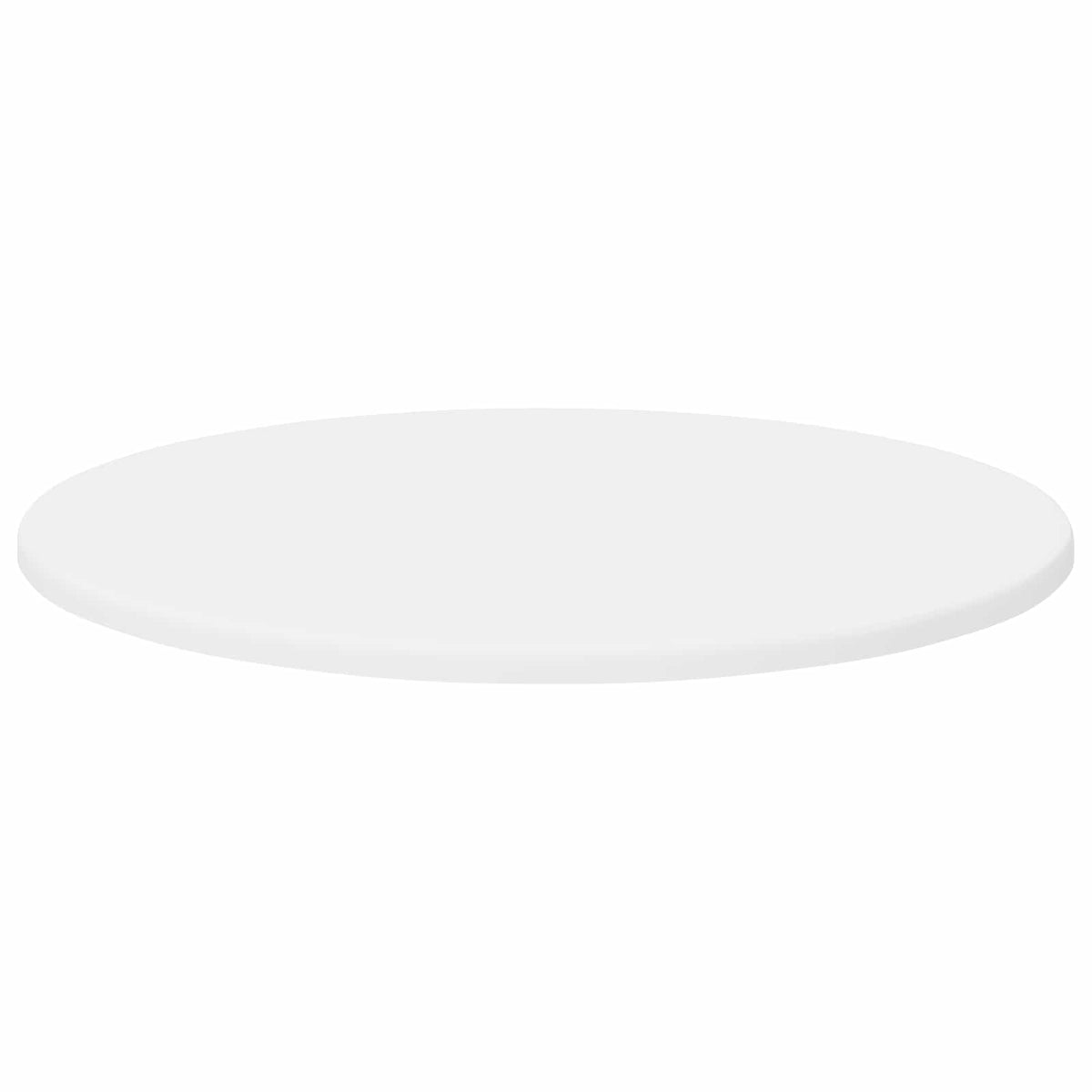 Table Top Ø 50 x 1,5 cm Round Engineered Wood White
