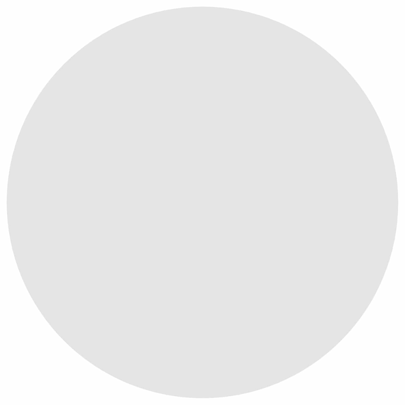 Table Top Ø 60 x 1,5 cm Round Engineered Wood White