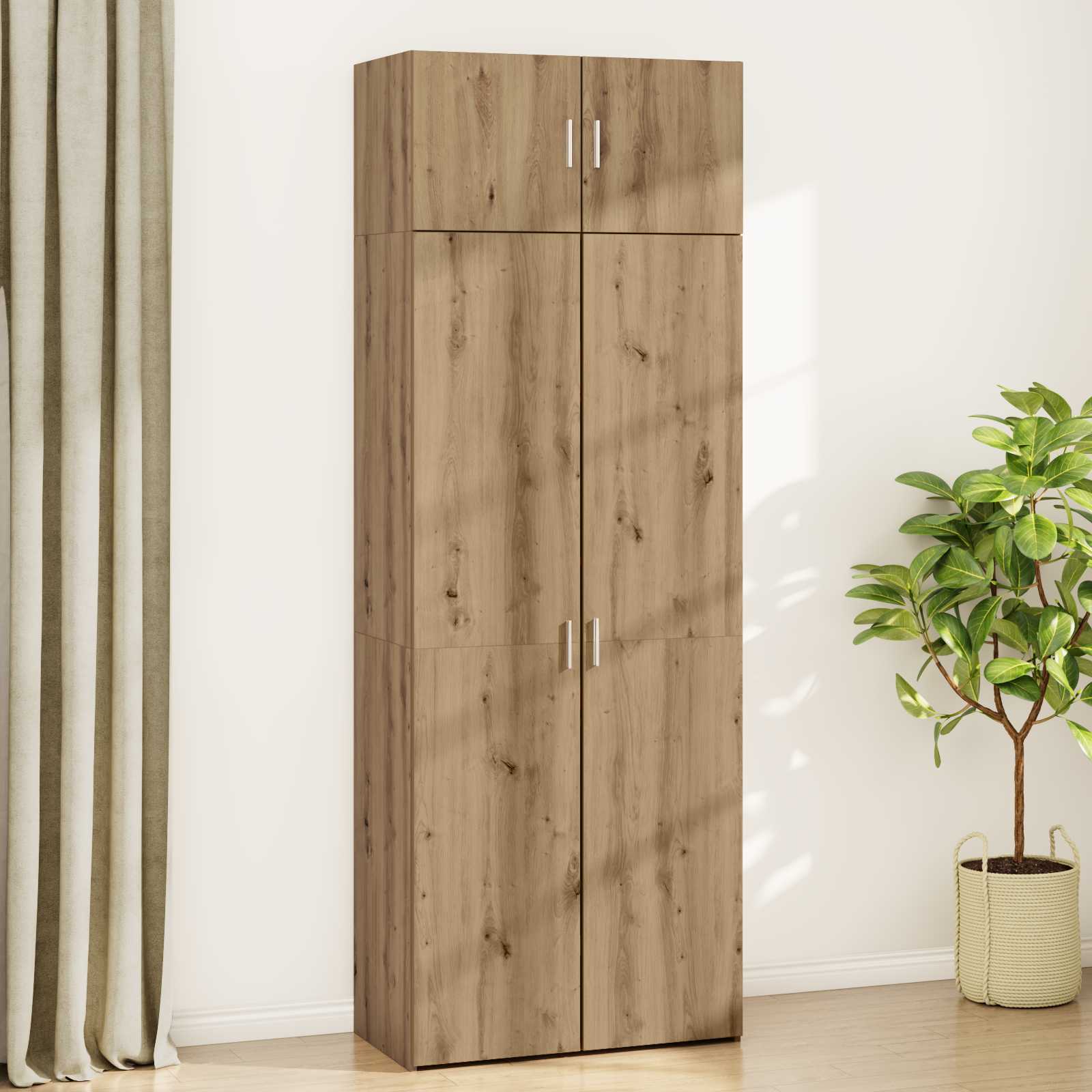 Storage Cabinet 2 pcs Artisan Oak 80 x 42,5 x 225 cm