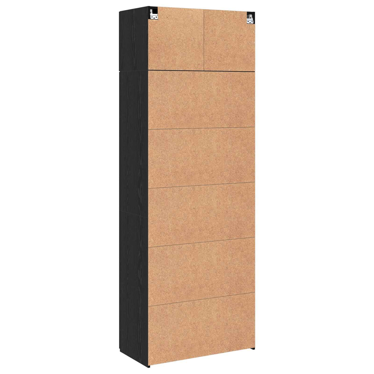 Storage Cabinet 3 pcs Black Oak
