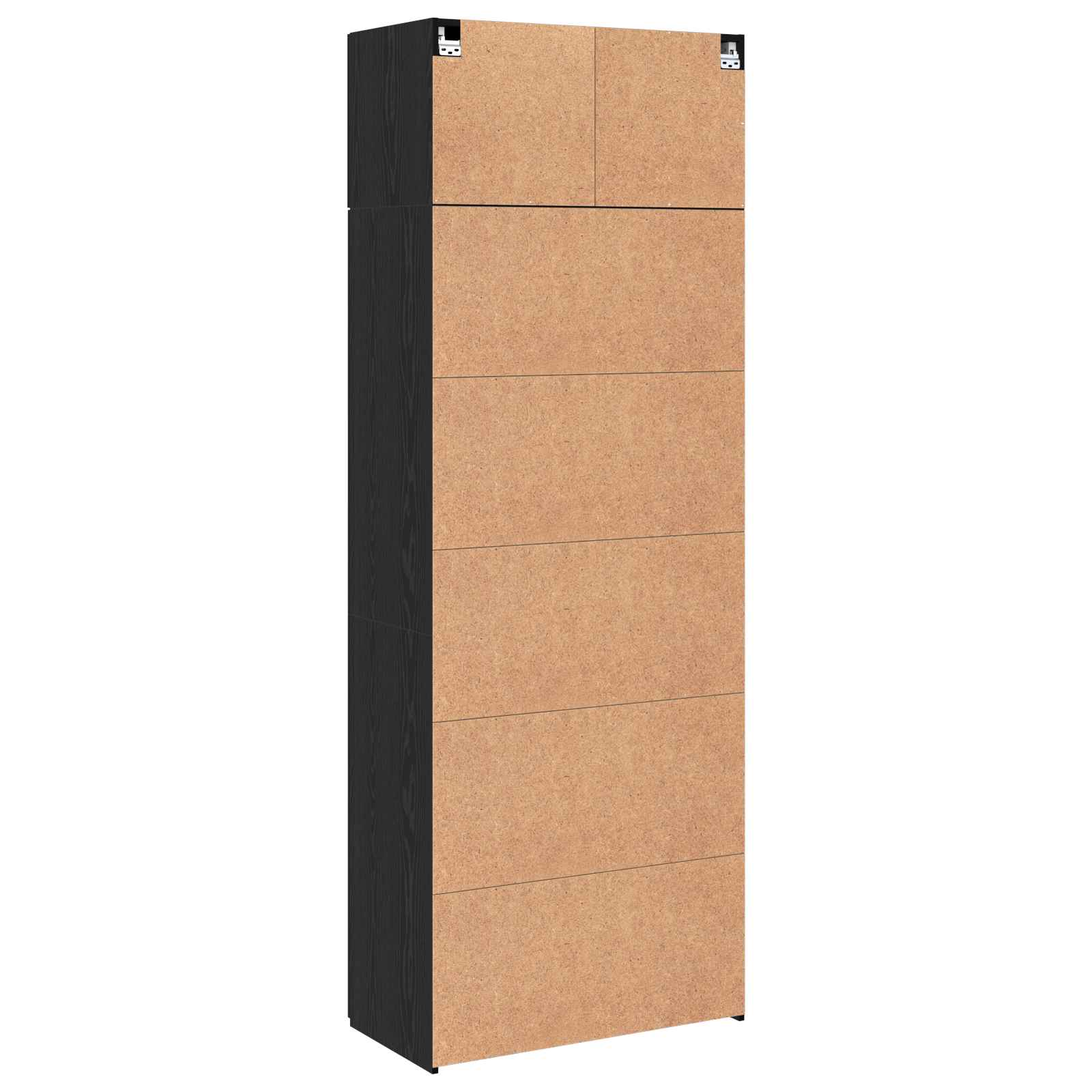 Storage Cabinet 3 pcs Black Oak