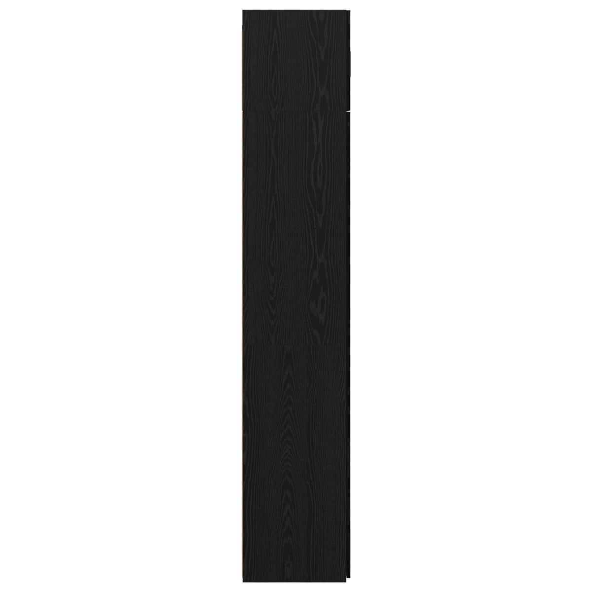 Storage Cabinet 3 pcs Black Oak