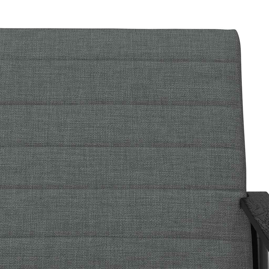 Armchair Dark Grey 59 x 75 x 78 cm Fabric