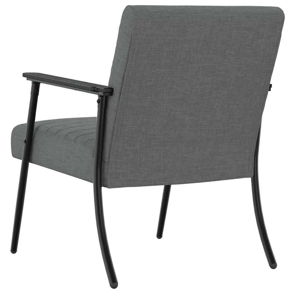 Armchair Dark Grey 59 x 75 x 78 cm Fabric