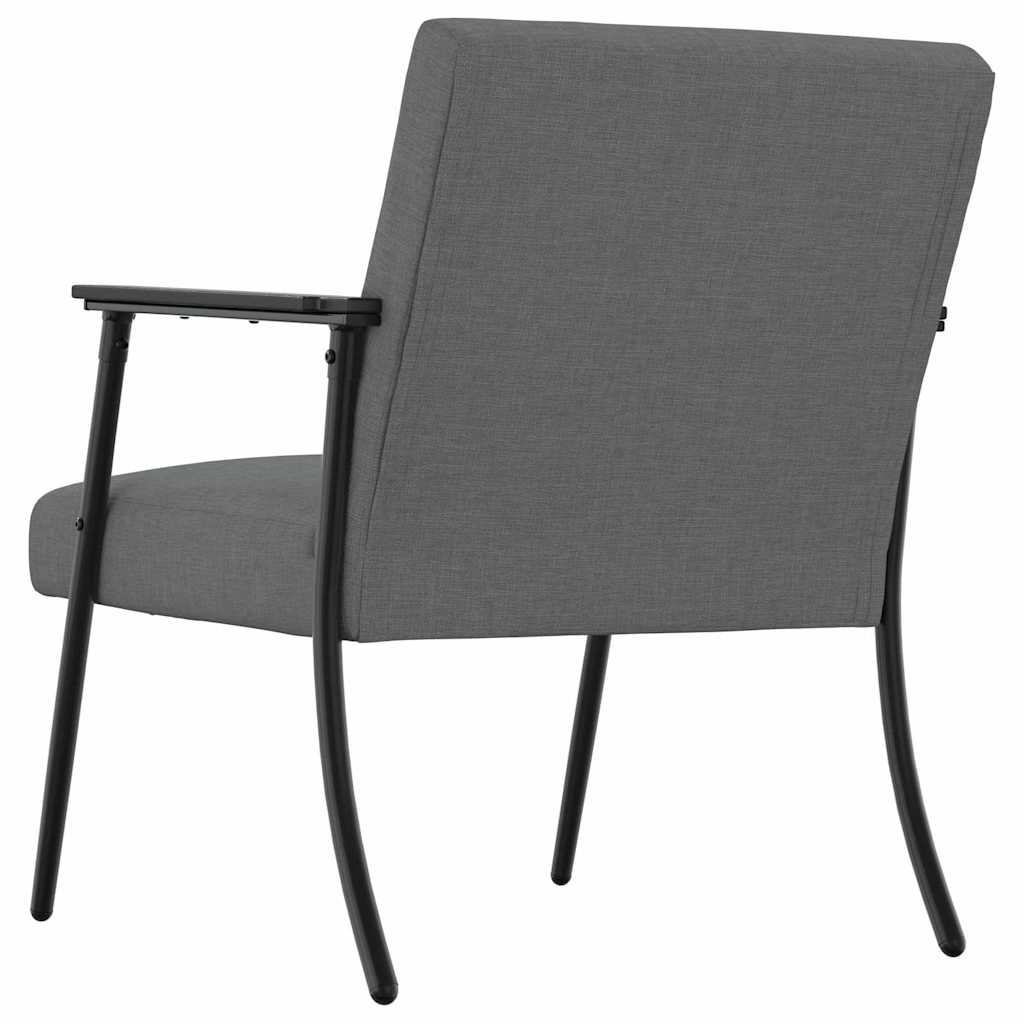 Armchair Dark Grey 59 x 75 x 78 cm Fabric