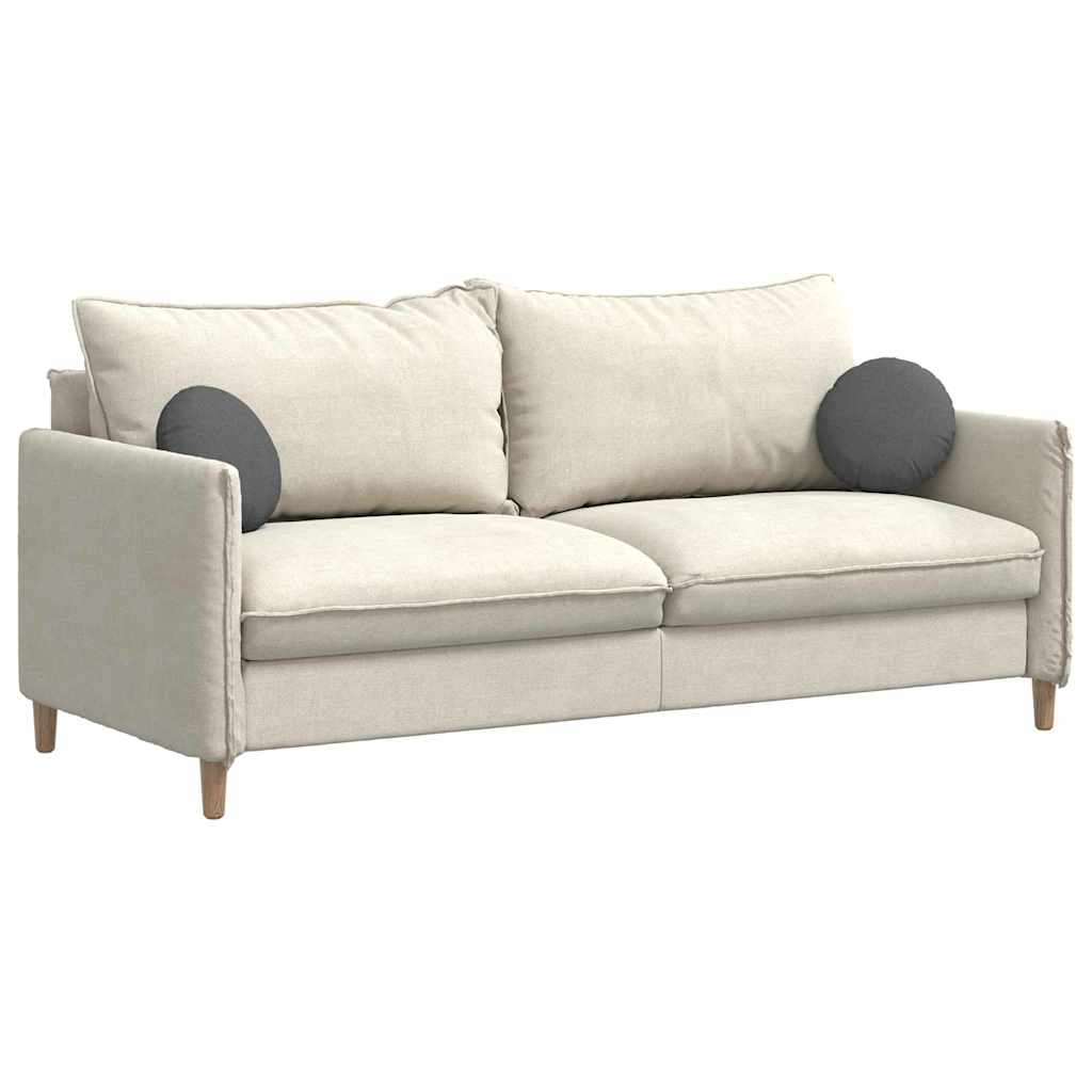 Seat Cushions 2 pcs Dark Grey Ø30 x 13 cm Fabric