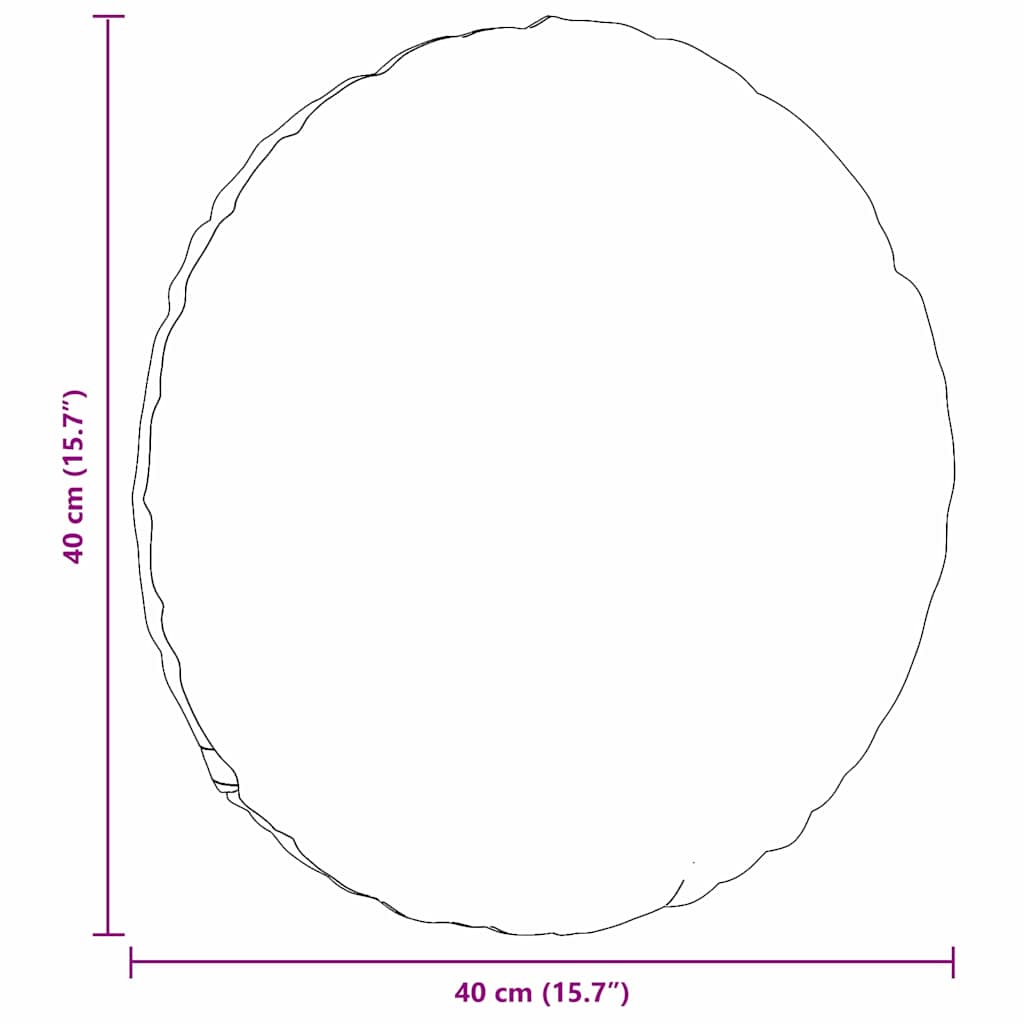 Seat Cushions 2 pcs Dark Grey Ø40 x 13 cm Fabric