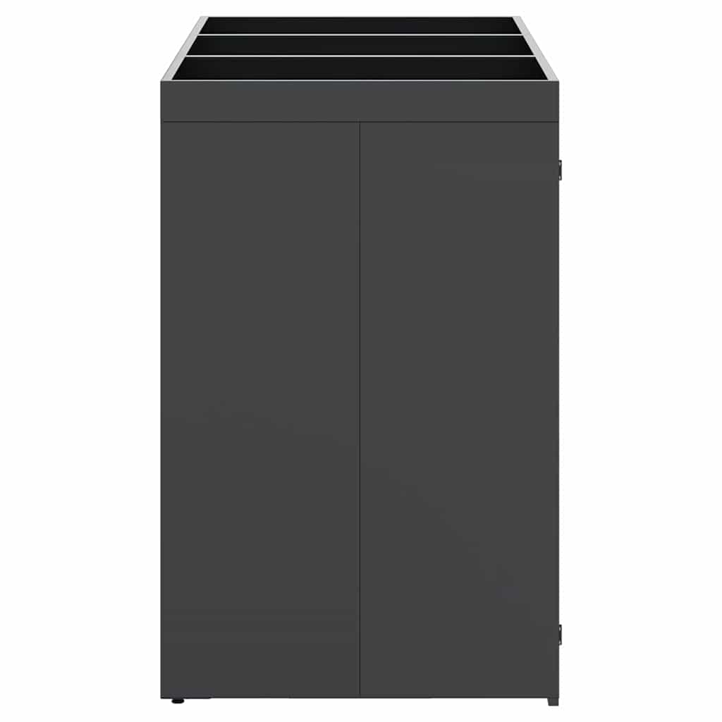 Wheelie Bin Storage for 3 Bins Anthracite 204 x 77,5 x 121,5 cm
