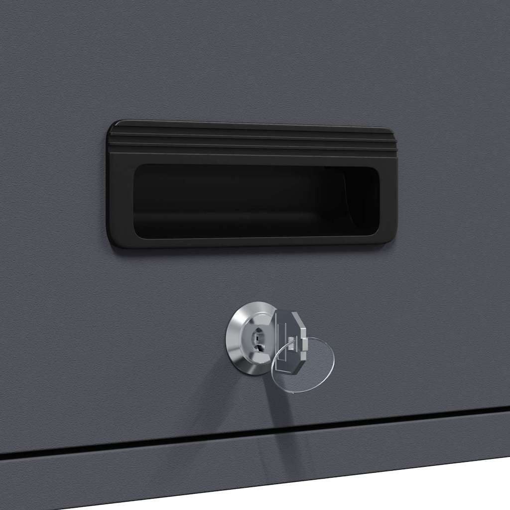 Wall Cabinet for Garage Anthracite 80 x 33 x 35 cm