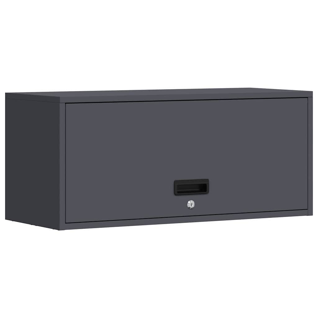 Wall Cabinet for Garage Anthracite 80 x 33 x 35 cm