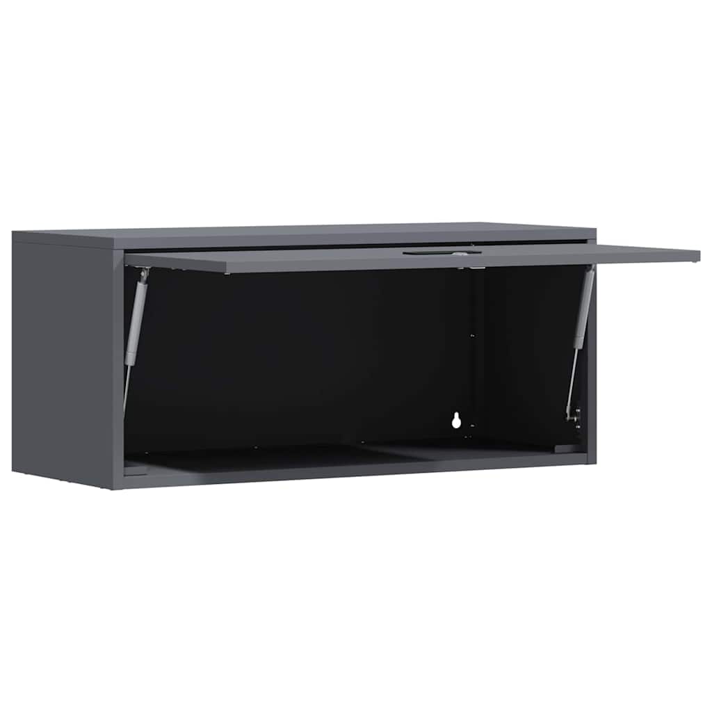 Wall Cabinet for Garage Anthracite 80 x 33 x 35 cm