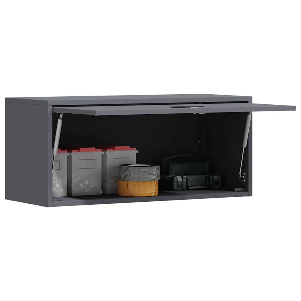 Wall Cabinet for Garage Anthracite 80 x 33 x 35 cm