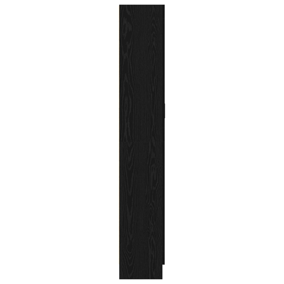 Book Cabinet Black Oak 82,5 x 30,5 x 185 cm Engineered Wood