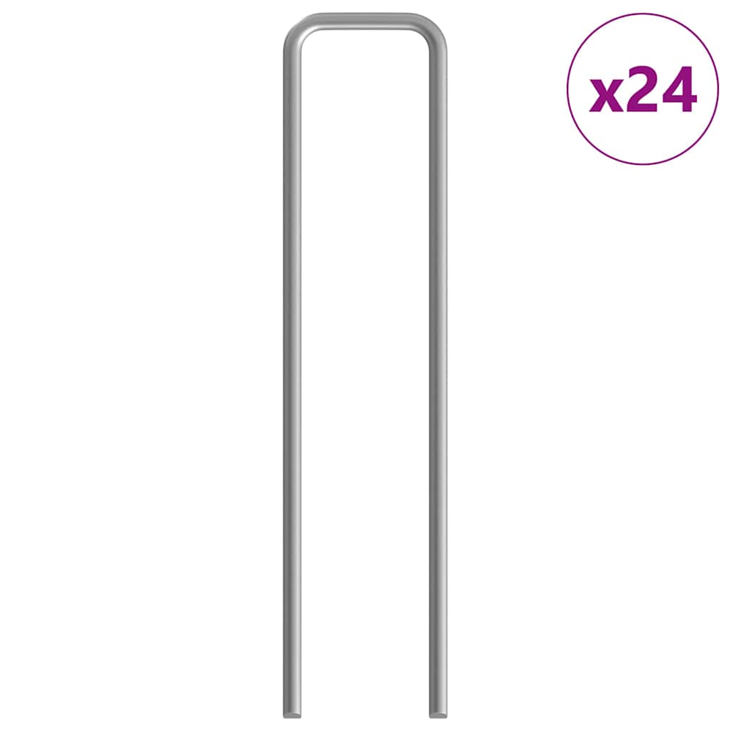 Chicken Cage 2 pcs Silver 600 x 100 x 210 cm Galvanised Steel